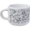Silver Buffalo Sanrio Hello Kitty Halloween Themed 4 pack Ceramic Espresso Set with Storage Rack, 3 Ounces(Disney Mickey Mouse)