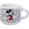 Silver Buffalo Sanrio Hello Kitty Halloween Themed 4 pack Ceramic Espresso Set with Storage Rack, 3 Ounces(Disney Mickey Mouse)