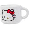 Silver Buffalo Sanrio Hello Kitty Halloween Themed 4 pack Ceramic Espresso Set with Storage Rack, 3 Ounces(Hello Kitty Different Colored)