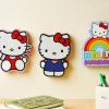 Silver Buffalo Sanrio Hello Kitty Large Die Cut MDF Box Wall Sign, 5.7” x 1.2” x 8”