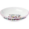 Silver Buffalo Sanrio Hello Kitty Leopard Heart Print Ceramic Dinner Pasta Bowl, 9 inches