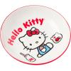 Silver Buffalo Sanrio Hello Kitty Milk and Goldfish Red and White Ceramic Dinner Pasta Bowl, 9 inches