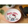 Silver Buffalo Sanrio Hello Kitty Milk and Goldfish Red and White Ceramic Dinner Pasta Bowl, 9 inches