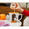 Silver Buffalo Sanrio Hello Kitty Spooky Halloween Glass Coffee Mug, 17.5 ounces(Hello Kitty Happy Halloween Doorstep)
