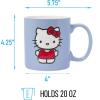 Silver Buffalo Sanrio Hello Kitty Spooky Halloween Glass Coffee Mug, 17.5 ounces(Sanrio Hello Kitty)