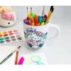 Silver Buffalo Sanrio Hello Kitty Spooky Halloween Glass Coffee Mug, 17.5 ounces(Sanrio Hello Kitty Driving In Car Under Rainbow)
