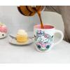 Silver Buffalo Sanrio Hello Kitty Spooky Halloween Glass Coffee Mug, 17.5 ounces(Sanrio Hello Kitty Driving In Car Under Rainbow)
