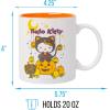 Silver Buffalo Sanrio Hello Kitty Spooky Halloween Glass Coffee Mug, 17.5 ounces(Sanrio Hello Kitty Halloween Themed)