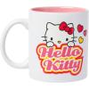 Silver Buffalo Sanrio Hello Kitty Spooky Halloween Glass Coffee Mug, 17.5 ounces(Sanrio Hello Kitty Hearts Glitter Name)