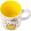 Silver Buffalo Sanrio Hello Kitty Spooky Halloween Glass Coffee Mug, 17.5 ounces(Sanrio Hello Kitty Lemon Slices)