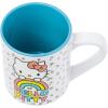 Silver Buffalo Sanrio Hello Kitty Spooky Halloween Glass Coffee Mug, 17.5 ounces(Sanrio Hello Kitty Rainbow Glitter)