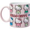 Silver Buffalo Sanrio Hello Kitty Spooky Halloween Glass Coffee Mug, 17.5 ounces(Sanrio Hello Kitty Various Emotions and Poses)