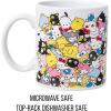 Silver Buffalo Sanrio Hello Kitty Spooky Halloween Glass Coffee Mug, 17.5 ounces(Sanrio Hello Kitty and All Friends)
