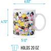 Silver Buffalo Sanrio Hello Kitty Spooky Halloween Glass Coffee Mug, 17.5 ounces(Sanrio Hello Kitty and All Friends)