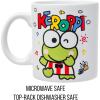 Silver Buffalo Sanrio Hello Kitty Spooky Halloween Glass Coffee Mug, 17.5 ounces(rio Hello Kitty and Friends Keroppi Winking With Frog)