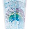 Silver Buffalo Sanrio Hello Kitty Zodiac Signs Iridescent Double Walled Tritan Water Bottle, 18 Ounces(Cinnamoroll Rainbow (Big))