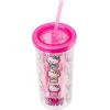 Silver Buffalo Sanrio Hello Kitty Zodiac Signs Iridescent Double Walled Tritan Water Bottle, 18 Ounces(Hello Kitty Expressions)
