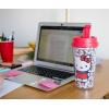 Silver Buffalo Sanrio Hello Kitty Zodiac Signs Iridescent Double Walled Tritan Water Bottle, 18 Ounces(Hello Kitty Faces)