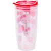Silver Buffalo Sanrio Hello Kitty Zodiac Signs Iridescent Double Walled Tritan Water Bottle, 18 Ounces(Hello Kitty Love is in the Air)