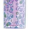 Silver Buffalo Sanrio Hello Kitty Zodiac Signs Iridescent Double Walled Tritan Water Bottle, 18 Ounces(Hello Kitty Neon Fruit Pattern)