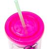 Silver Buffalo Sanrio Hello Kitty Zodiac Signs Iridescent Double Walled Tritan Water Bottle, 18 Ounces(Hello Kitty Strawberries)