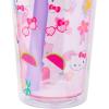 Silver Buffalo Sanrio Hello Kitty Zodiac Signs Iridescent Double Walled Tritan Water Bottle, 18 Ounces(Hello Kitty Tropical Summer Boba)