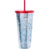 Silver Buffalo Sanrio Hello Kitty Zodiac Signs Iridescent Double Walled Tritan Water Bottle, 18 Ounces(Hello Kitty and Friends (Big))