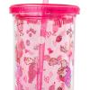 Silver Buffalo Sanrio Hello Kitty Zodiac Signs Iridescent Double Walled Tritan Water Bottle, 18 Ounces(My Melody Strawberry Love)