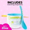 Silver Buffalo Sanrio Hello Kitty and Friends Badtz-Maru Poses Yellow Stripe Ceramic Ramen Noodle Rice Bowl with Chopsticks, Microwave Safe, 20 Ounces(Cinnamoroll Lemons)