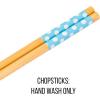 Silver Buffalo Sanrio Hello Kitty and Friends Badtz-Maru Poses Yellow Stripe Ceramic Ramen Noodle Rice Bowl with Chopsticks, Microwave Safe, 20 Ounces(Hello Kitty and Friends (Big))