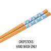 Silver Buffalo Sanrio Hello Kitty and Friends Badtz-Maru Poses Yellow Stripe Ceramic Ramen Noodle Rice Bowl with Chopsticks, Microwave Safe, 20 Ounces(Hello Kitty and Friends Rainbow)