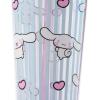 Silver Buffalo Sanrio Hello Kitty and Friends Cinnamoroll Plastic Cold Cup with Lid and Straw Topper, 24 Ounces