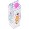 Silver Buffalo Sanrio Hello Kitty and Friends Featuring Cinnamoroll and Strawberries Plastic Pink Milk Carton Pitcher Bottle, 16.2 Ounces(Care Bears Icons)