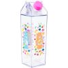 Silver Buffalo Sanrio Hello Kitty and Friends Featuring Cinnamoroll and Strawberries Plastic Pink Milk Carton Pitcher Bottle, 16.2 Ounces(Care Bears Icons)