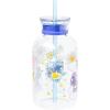 Silver Buffalo Sanrio Hello Kitty and Friends Featuring Cinnamoroll and Strawberries Plastic Pink Milk Carton Pitcher Bottle, 16.2 Ounces(Care Bears Rainbow and Sunshine)