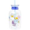 Silver Buffalo Sanrio Hello Kitty and Friends Featuring Cinnamoroll and Strawberries Plastic Pink Milk Carton Pitcher Bottle, 16.2 Ounces(Care Bears Rainbow and Sunshine)