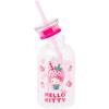Silver Buffalo Sanrio Hello Kitty and Friends Featuring Cinnamoroll and Strawberries Plastic Pink Milk Carton Pitcher Bottle, 16.2 Ounces(Hello Kitty Strawberry Milk)