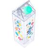 Silver Buffalo Sanrio Hello Kitty and Friends Featuring Cinnamoroll and Strawberries Plastic Pink Milk Carton Pitcher Bottle, 16.2 Ounces(Lilo and Stitch Tropical)