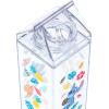 Silver Buffalo Sanrio Hello Kitty and Friends Featuring Cinnamoroll and Strawberries Plastic Pink Milk Carton Pitcher Bottle, 16.2 Ounces(Lilo and Stitch Tropical)