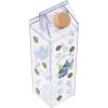 Silver Buffalo Sanrio Hello Kitty and Friends Featuring Cinnamoroll and Strawberries Plastic Pink Milk Carton Pitcher Bottle, 16.2 Ounces(Lilo and Stitch Coconut Milk)
