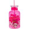 Silver Buffalo Sanrio Hello Kitty and Friends Featuring Cinnamoroll and Strawberries Plastic Pink Milk Carton Pitcher Bottle, 16.2 Ounces(My Melody Strawberry Sweets)
