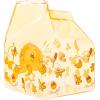 Silver Buffalo Sanrio Hello Kitty and Friends Featuring Cinnamoroll and Strawberries Plastic Pink Milk Carton Pitcher Bottle, 16.2 Ounces(Pochacco Bananas Yellow)