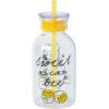 Silver Buffalo Sanrio Hello Kitty and Friends Featuring Cinnamoroll and Strawberries Plastic Pink Milk Carton Pitcher Bottle, 16.2 Ounces(Winnie the Pooh Sweet As Can Bee)