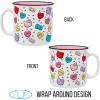 Silver Buffalo Sanrio Hello Kitty and Friends Gudetama Lazy Egg Sailing Ceramic Camper Mug, 20 Ounces(Hello Kitty Candy Hearts)
