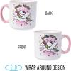 Silver Buffalo Sanrio Hello Kitty and Friends Gudetama Lazy Egg Sailing Ceramic Camper Mug, 20 Ounces(Hello Kitty Riding on a Unicorn)