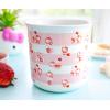 Silver Buffalo Sanrio Hello Kitty and Friends Gudetama Lazy Egg Sailing Ceramic Camper Mug, 20 Ounces(Hello Kitty Strawberry Milk)