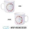 Silver Buffalo Sanrio Hello Kitty and Friends Gudetama Lazy Egg Sailing Ceramic Camper Mug, 20 Ounces(Hello Kitty Zodiac Signs Wheel)