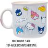Silver Buffalo Sanrio Hello Kitty and Friends Gudetama Lazy Egg Sailing Ceramic Camper Mug, 20 Ounces(Sanrio Kitty and Friends Group)