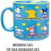 Silver Buffalo Sanrio Hello Kitty and Friends Kuromi Cherries and Black Hearts Ceramic Camper Mug, 20 Ounces(Hello Kitty and Friends Characters and Names)