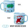 Silver Buffalo Sanrio Hello Kitty and Friends Kuromi Cherries and Black Hearts Ceramic Camper Mug, 20 Ounces(My Melody and Flat)